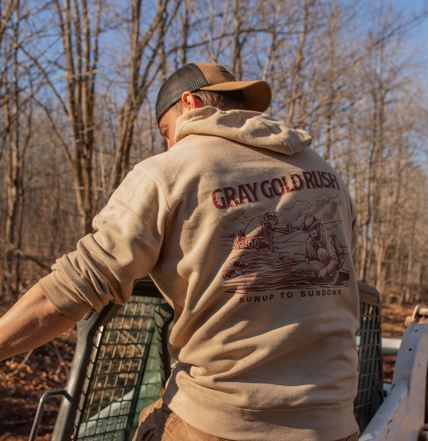 Gray Gold Hoodie - XL